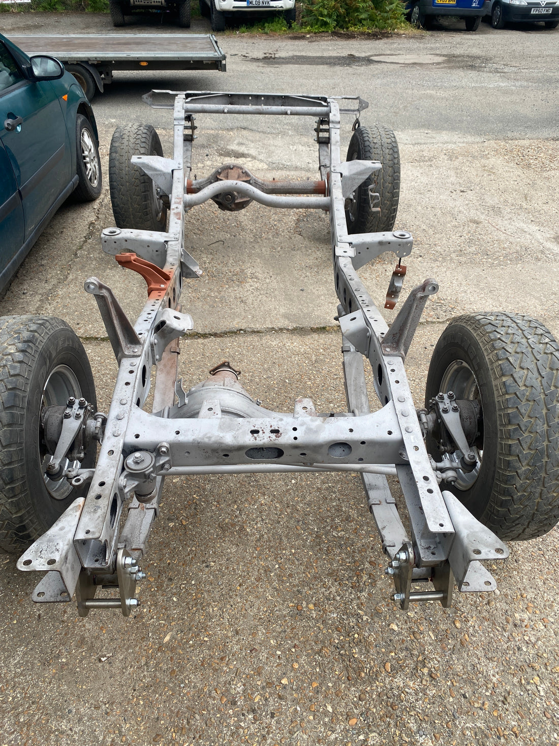 Toyota FJ40 in for Chassis protection