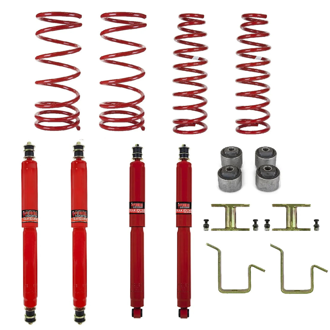 Pedders 2 Inch Suspension Lift Kit. With Long travel Foam Cell shocks. ABS fitted models. Toyota Landcruiser 80 series