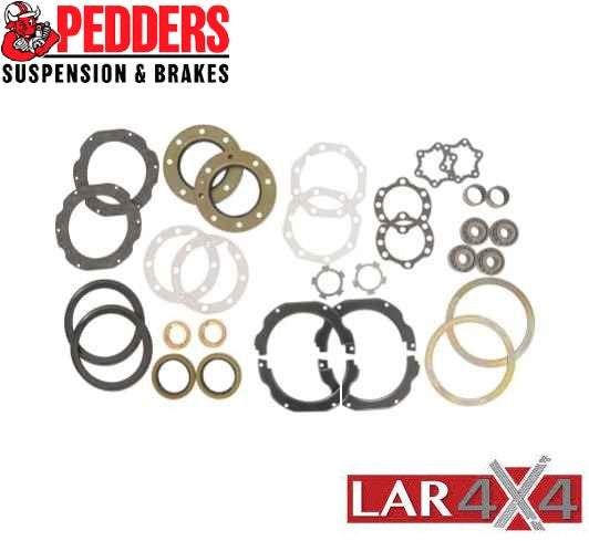 Landcruiser 80 series Pedders Both L/H & R/H Swivel Hub Rebuild Kit