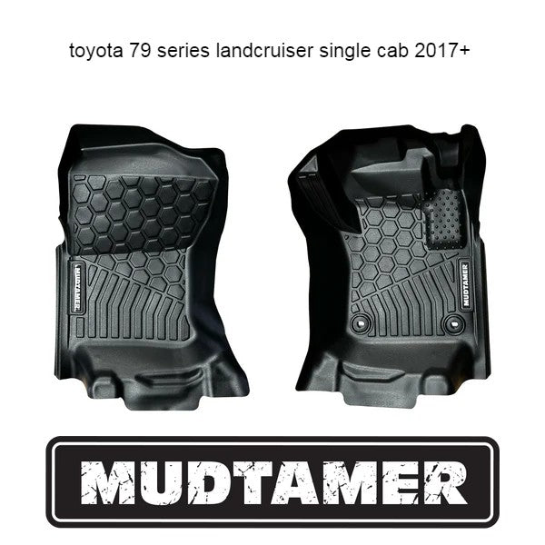 MUDTAMER Floor Mats | Toyota 79 Series Landcruiser Single Cab 2017+