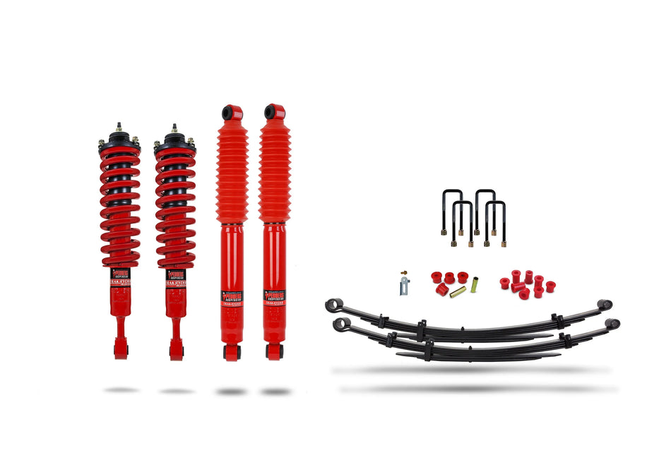 Pedders 1.75 Inch Suspension Lift Kit. Improved Ride Kit with Assembled Front Struts for mk8 hilux