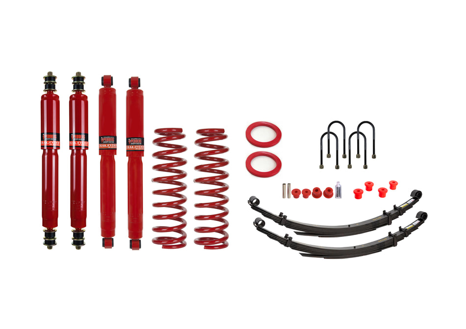 Pedders 2 Inch Lift Kit with Foam Cell shock absorbers, Toyota LandCruiser 70 Series VDJ78 / VDJ79