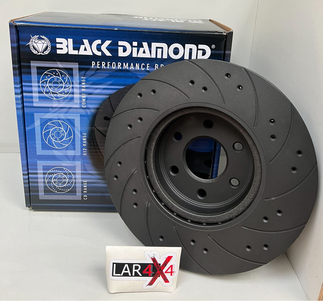 200 Series Black Diamond Rear Brake Discs