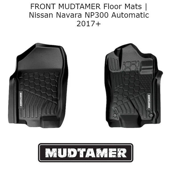 FRONT MUDTAMER Floor Mats | Nissan Navara NP300 Automatic 2017+