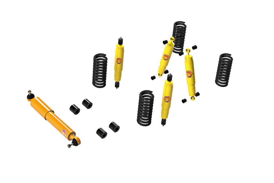 80 series terrain tamer suspension kit inc bushes and dampner