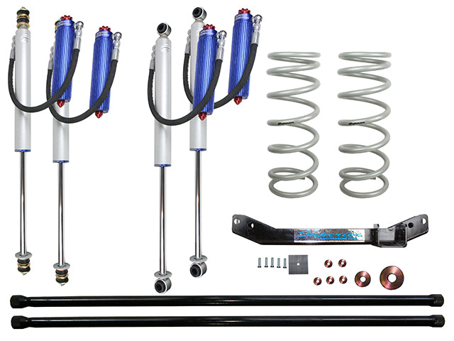 Superior Remote Reservoir 2.0 2 Inch (50mm) Lift Kit Suitable For Toyota LandCruiser 100 Series 6cyl with Diff Drop (Kit) - SUP-RR-100IFSDD26