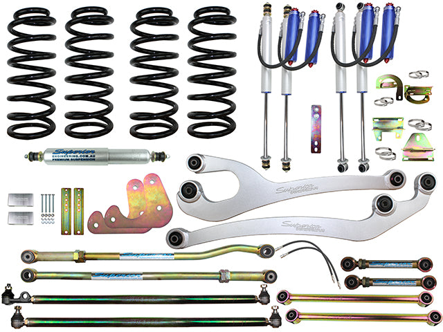 Superior Remote Reservoir 2.0 VSB14 Approved 3 Inch (75mm) Lift Kit Suitable For Toyota LandCruiser 80 Series (Kit) - SUP-RR-803VSB