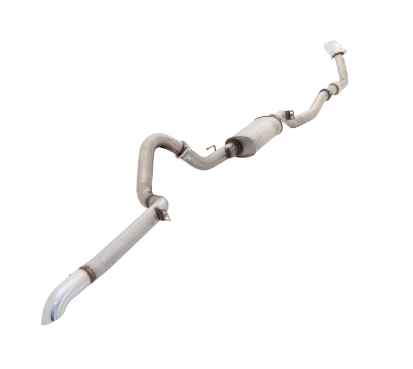 100 Series Diesel 3" Turbo-Back System 409 Raw Stainless Steel E4-TL100-TBS
