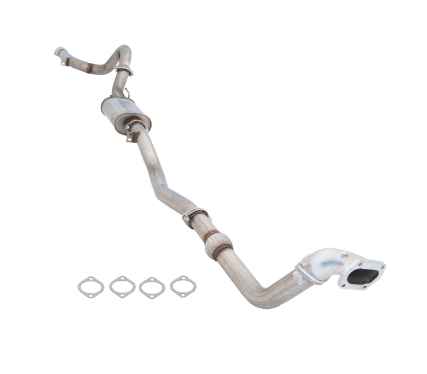 100 Series Diesel 3" Turbo-Back System 409 Raw Stainless Steel E4-TL100-TBS